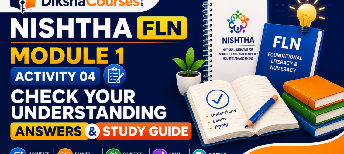 NISHTHA FLN Module 1 Activity 04 Check Your Understanding
